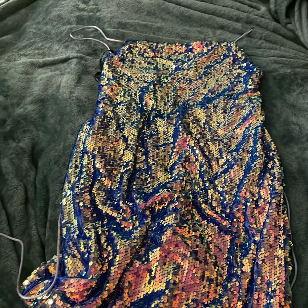 Purple/Pink Sequin Dress 👗 size L